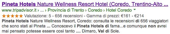 Recensioni Hotels Pineta